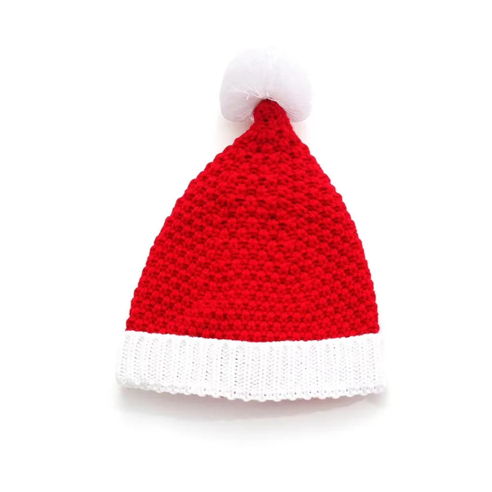 Casquettes Bonnets Chapeaux Bonnet Tricoté Bonnet Chapeau Chapeau De Père Noël Tricoté pour Adultes Et Enfants, Décoration De Noël, Fête du Nouvel an, Festival, Fournitures De Noël
