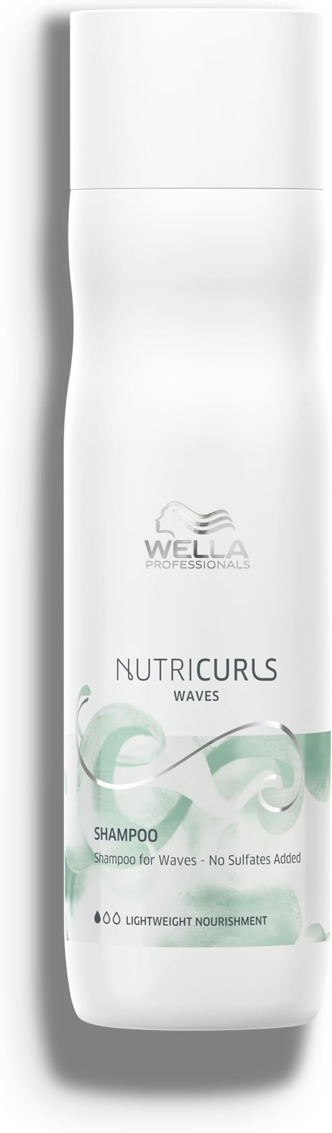 WELLA PROFESSIONALS Nutricurls Shampoo for Waves Formulated with Nourish-In Complex Nourish and Define Without Sulfates