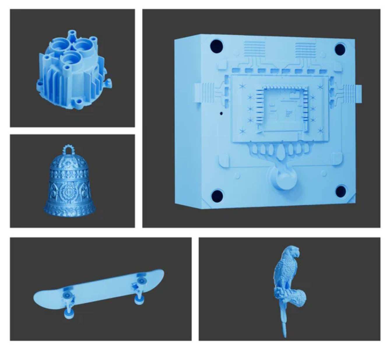 Revopoint MetroY 3D-Scanner für 3D-Drucker, bis zu 0,01 mm Präzision | 30+15+1 industrieller Blaulaser-Handscanner, Streaming-Bildschirmfreigabe, für industrielle 3D-Modellierung und Messung