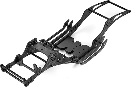 COOWOO Viga de marco RC, LCG fibra de carbono chasis marco viga piezas de actualización para 110 RC Crawler Cars DIY actualizaciones
