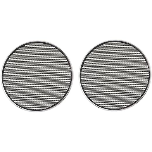 bnf 2 Pieces Speaker Decorative Round Subwoofer Mesh Grill