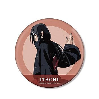 NARUTO 疾風伝 缶バッジ うちはイタチ グッズ-バッチ】NARUTO-ナルト- 疾風伝 描き下ろし うちはイタチ