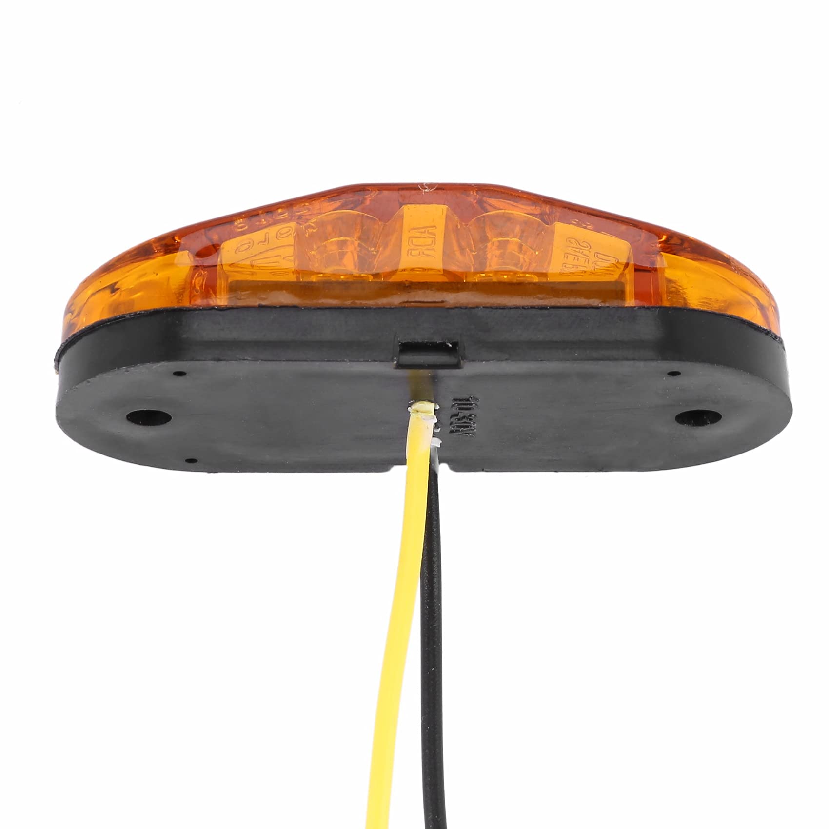 10 X LED Luci Di Posizione Laterali Indicatore Ingombro Bianco Arancia Ambra Camion Rimorchio Furgoni 12v E4