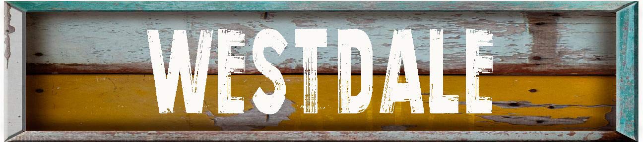 WESTDALE Rectangle Painted Wood Look Magnet for use on Any Steel Surface