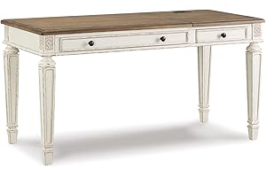 Signature Design by Ashley Realyn French Country Chic 60-inch Lift Top Desk...