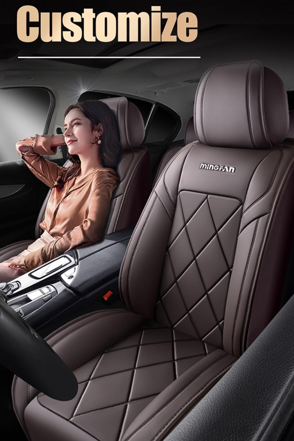 Pokrowce na siedzenia samochodowe, uniwersalne dopasowanie do Mitsubishi Pajero 4 2 Sport Outlander XL ASX Montero, akcesoria Lancer 9, 10, Carisma, kompatybilne z pokrowcami na siedzenia