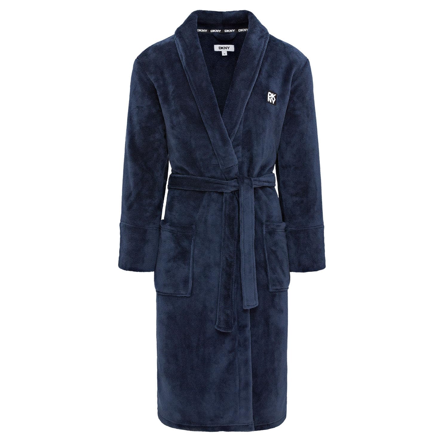 Albornoz de hombre DKNY bata de baño absorbente de algodón para casa pack 1 7