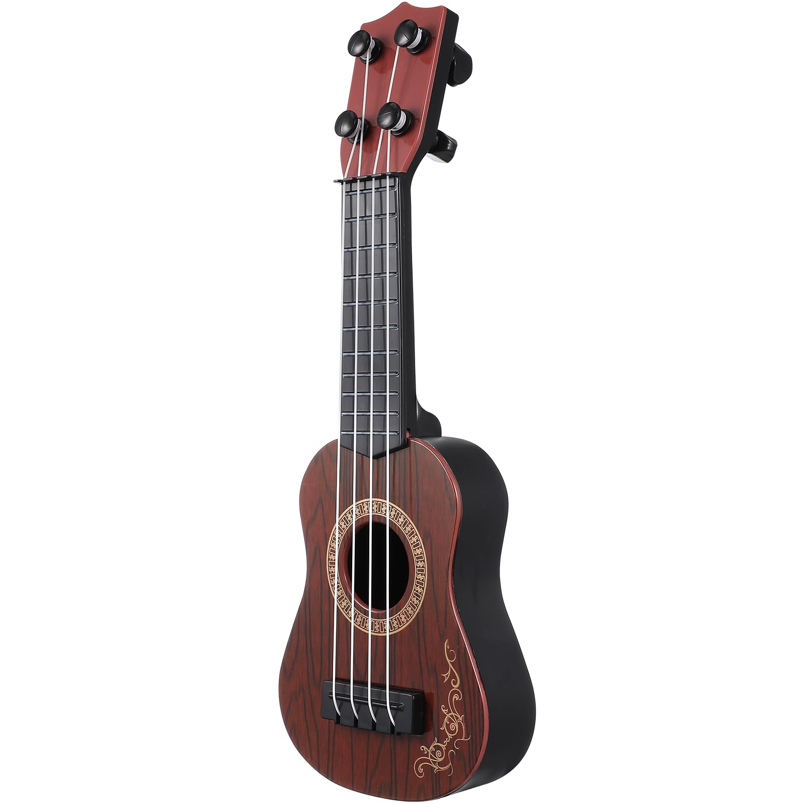 ifundom 10inch Kids Ukulele Guitar, 4 Strings Mini Guitar Children Musical Educational Toys, Brown