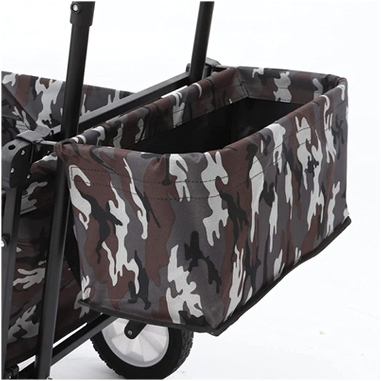 Składana torba na wózek ze zdejmowaną kieszenią 600D Oxford Storage Organizer do zakupów spożywczych Camping Travel Lightweight Portable Trolley Accessories Łatwa instalacja