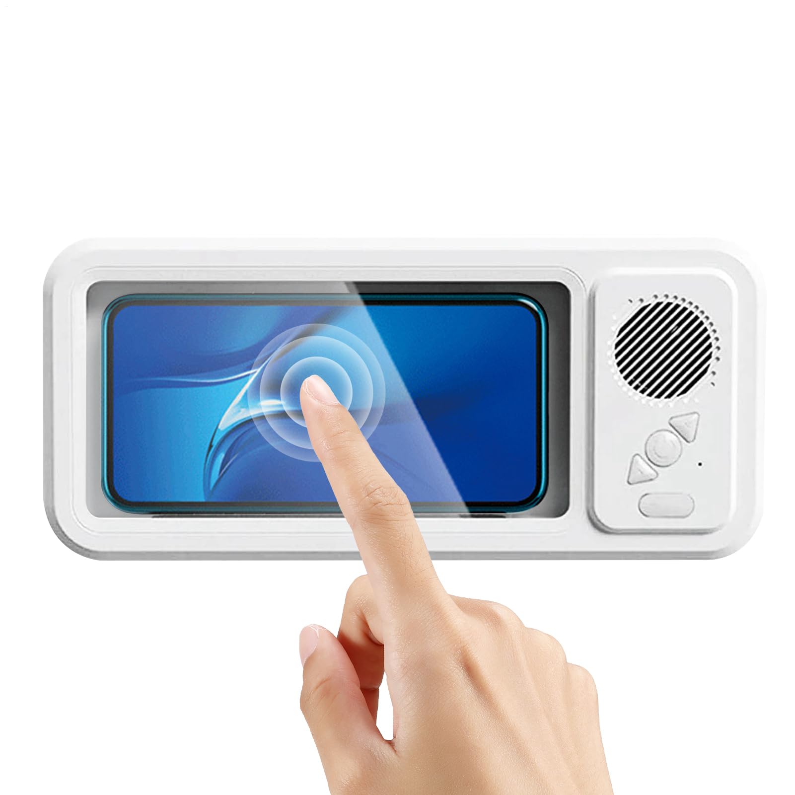 Support téléphone étanche rotatif 360° anti-buée avec haut-parleur - 8