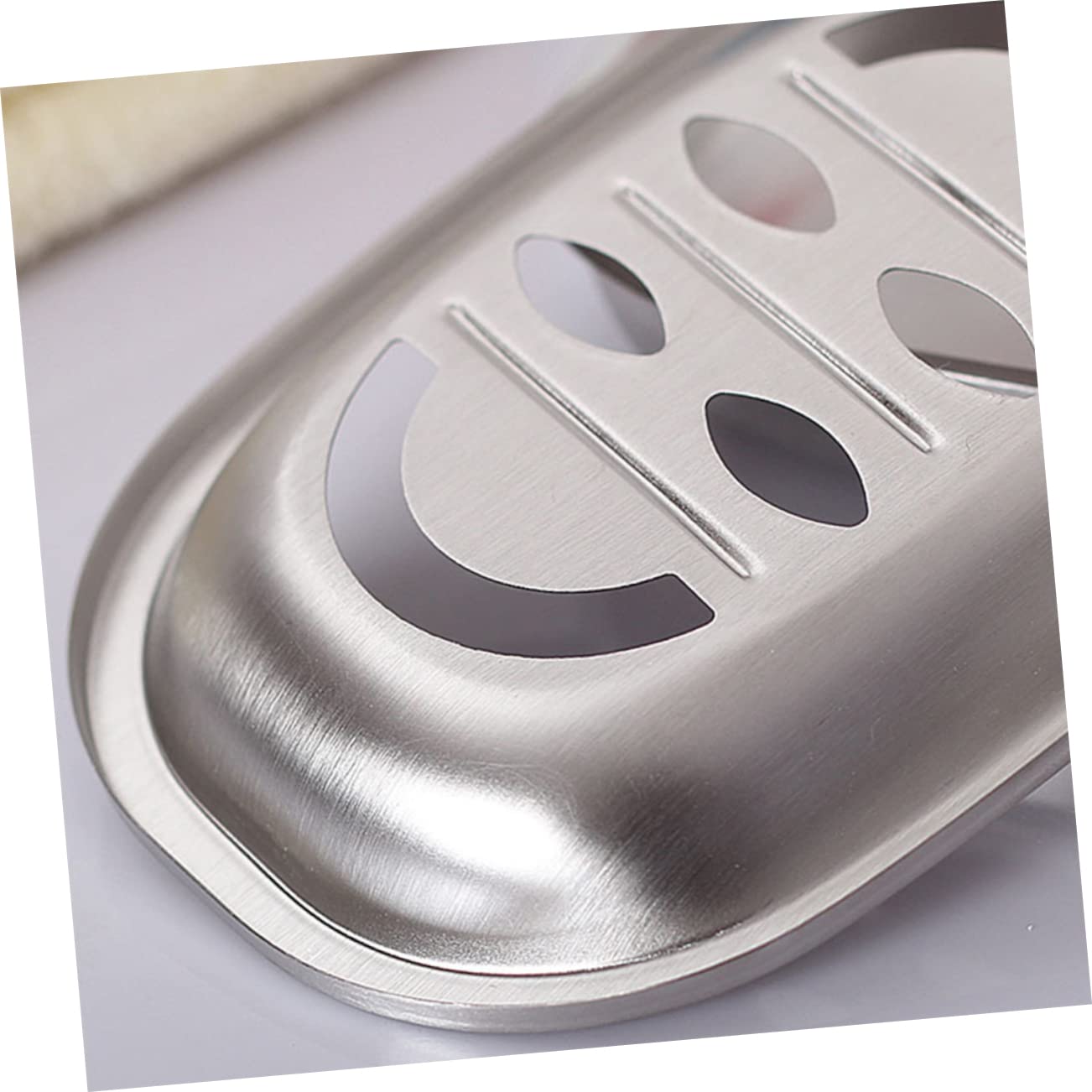Cabilock 3 Jaboneras Elegantes de Doble Capa de Acero Inoxidable para Baño Y Cocina.