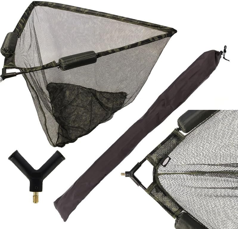 Karpfenkescher Kescherkopf 42" 110x110cm mit Auftriebshilfe Camouflage