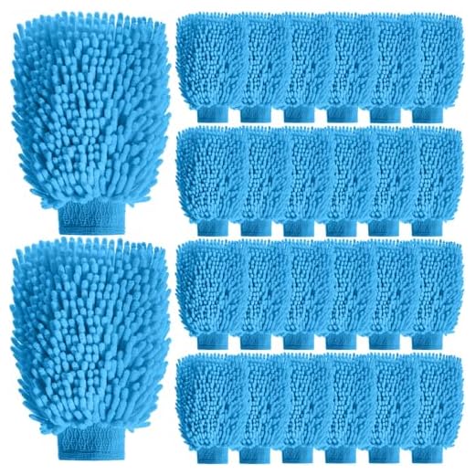 24 Pack Microfiber Car Wash Mitts