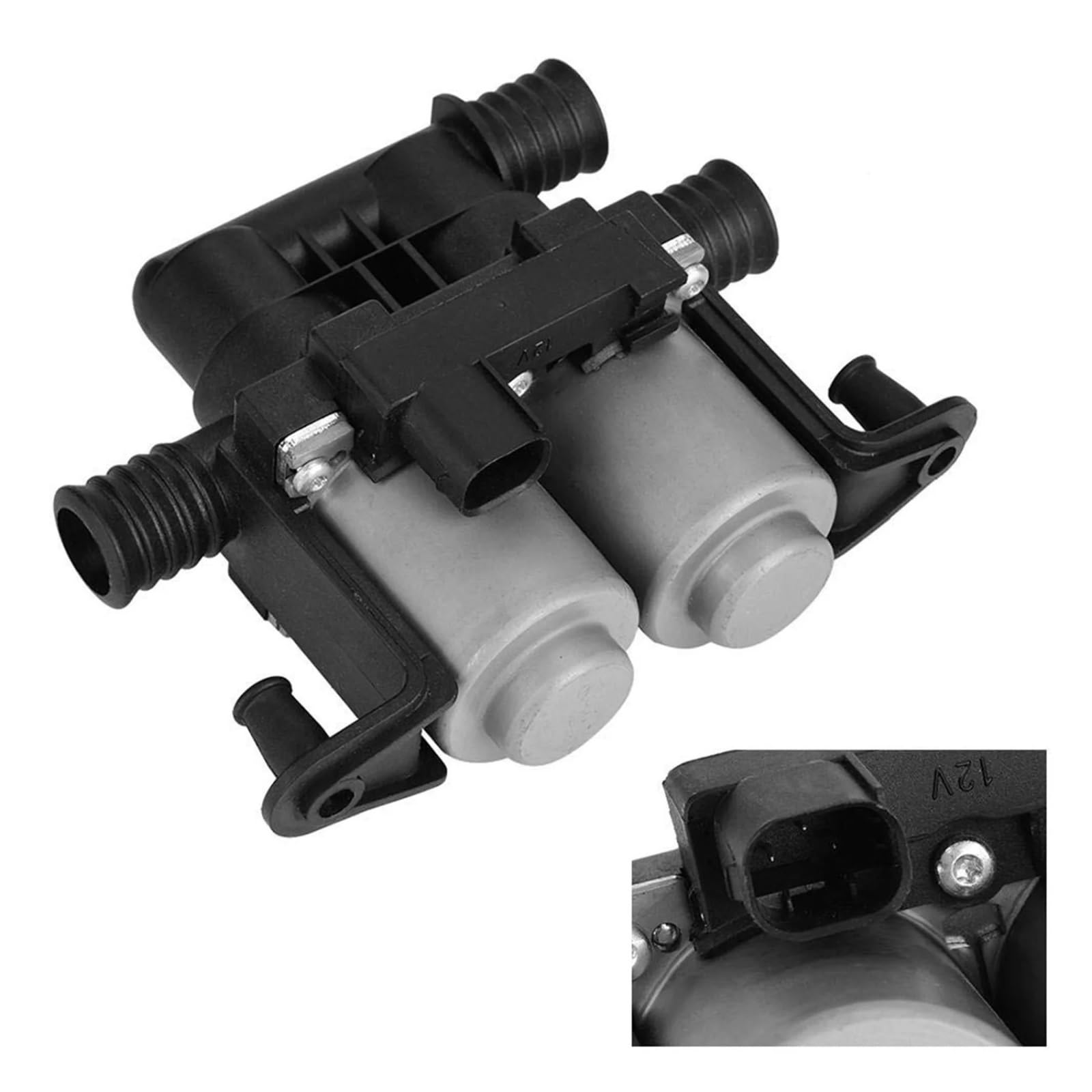 Accessoire de voiture de soupape de commande de chauffage, adapté for M5 M6 525I 528I 535I 545I 745I 750I 64116906652 64116908294 Ensemble de vanne de chauffage