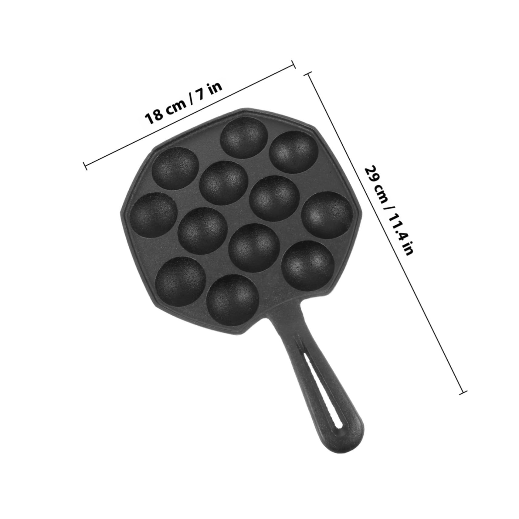 Cabilock Moule à Pâtisserie Fonte pour Œufs de Caille et Résistant et Cuisson Uniforme pour Cuisine Maison
