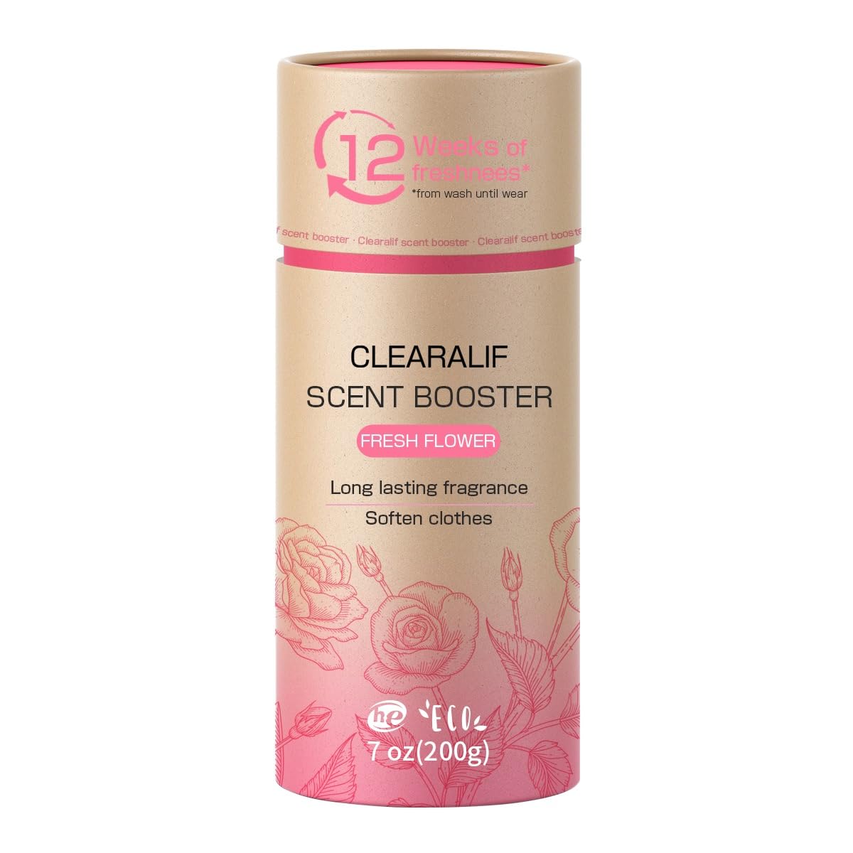 CLEARALIF Infusions In Wash Scent Booster Beads, Eco Friendly, Fresh Flower Scent, 7 oz,Scent Booster Beads, Laundry Scent Boosters