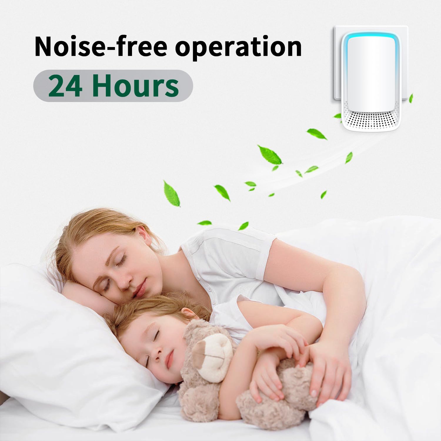 Dayear Purificatore D'Aria A Ioni Negativi – Mini, Da Inserire Nella Presa, Per Stanza, Ufficio, Bagno (Confezione Da 4)