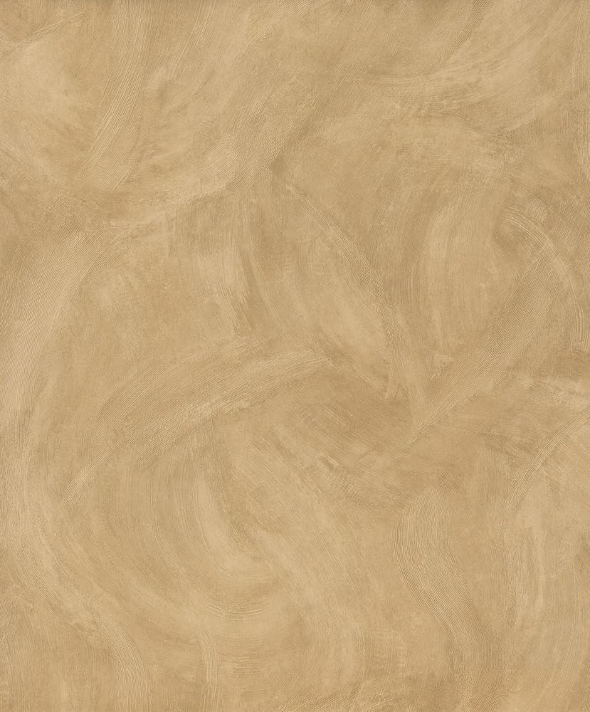 Grandeco Mocha Beige Serra Rustic Limewash Chalk Paint Distressed Plaster Effect Textured Wallpaper,