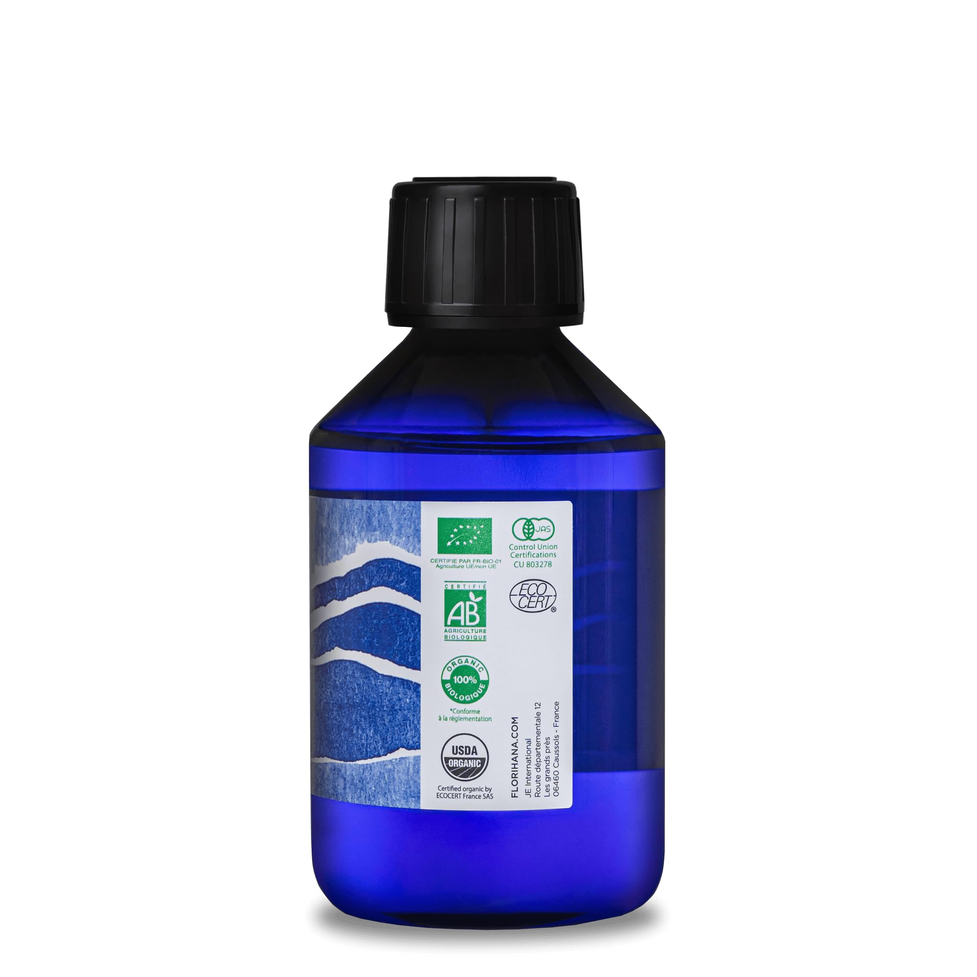 FLORIHANA – Hydrolat (Eau Florale) de Laurier Noble BIO – 100% Pur & Naturel – 1L - Purifiant et stimulant - Fabriqué en France