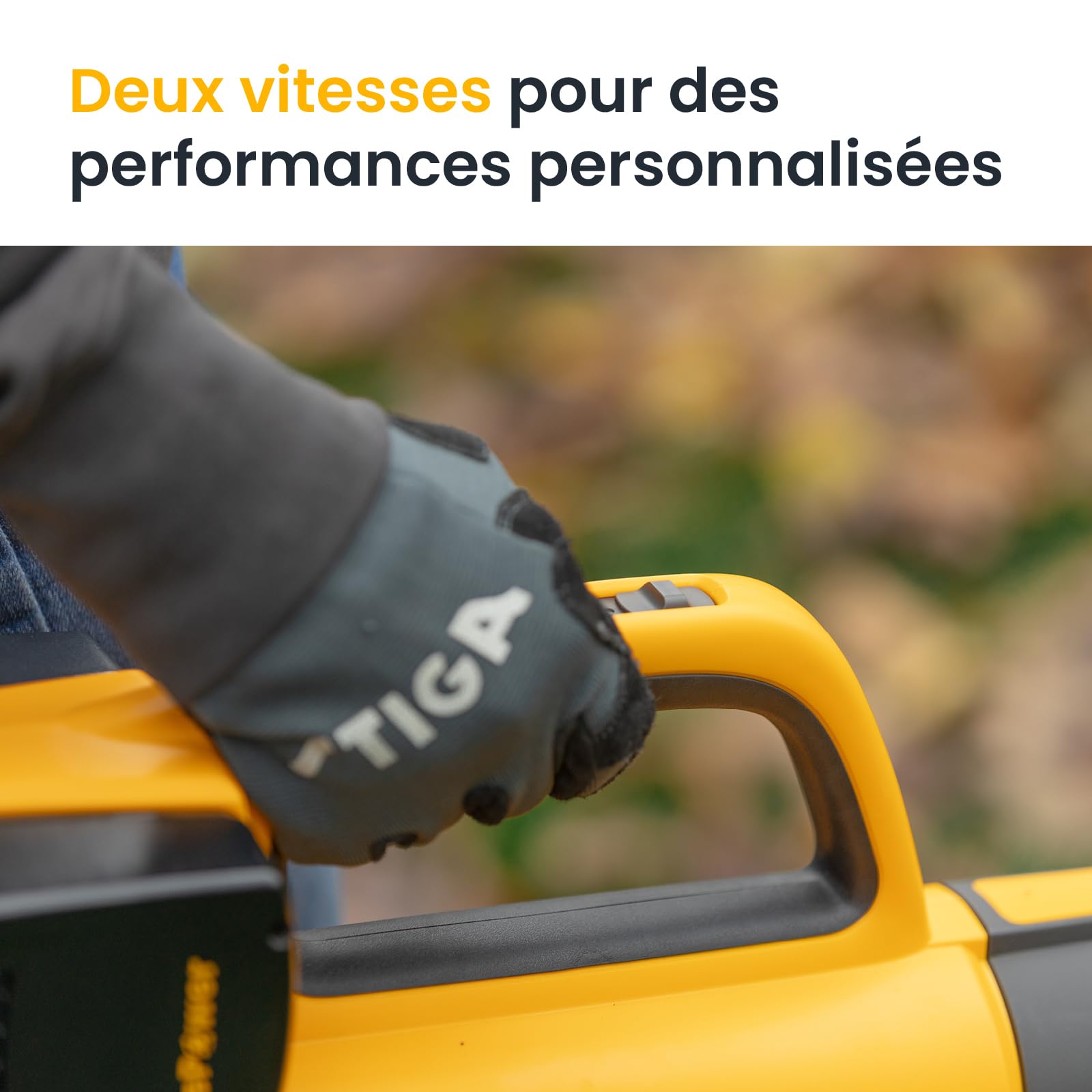STIGA BL 300e Kit Souffleur sans Fil, 2 Batt. 20 V, 4 Ah – 42 m/s, 2 Vitesses – Autonomie 40 Min, Recharge À Bord et Support Mural