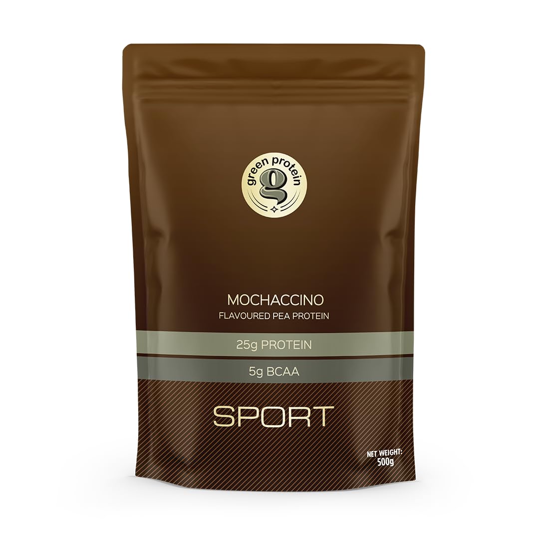 GREEN PROTEIN Sport Plant Protein Isolate Powder, 25gm Protein, 5g BCAA Per Serving, No Added Sugar | Soy Free, Dairy Free, Gluten Free, Allergen Free, Chocolate Flavor, 500g — Amazon image 11