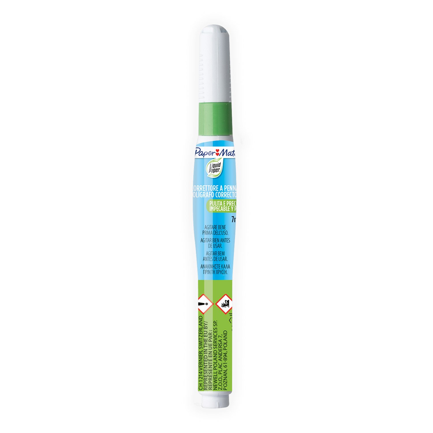 Paper Mate Liquid Paper NP10 Micro Correttore a Penna 22 ml Confezione da 2+1