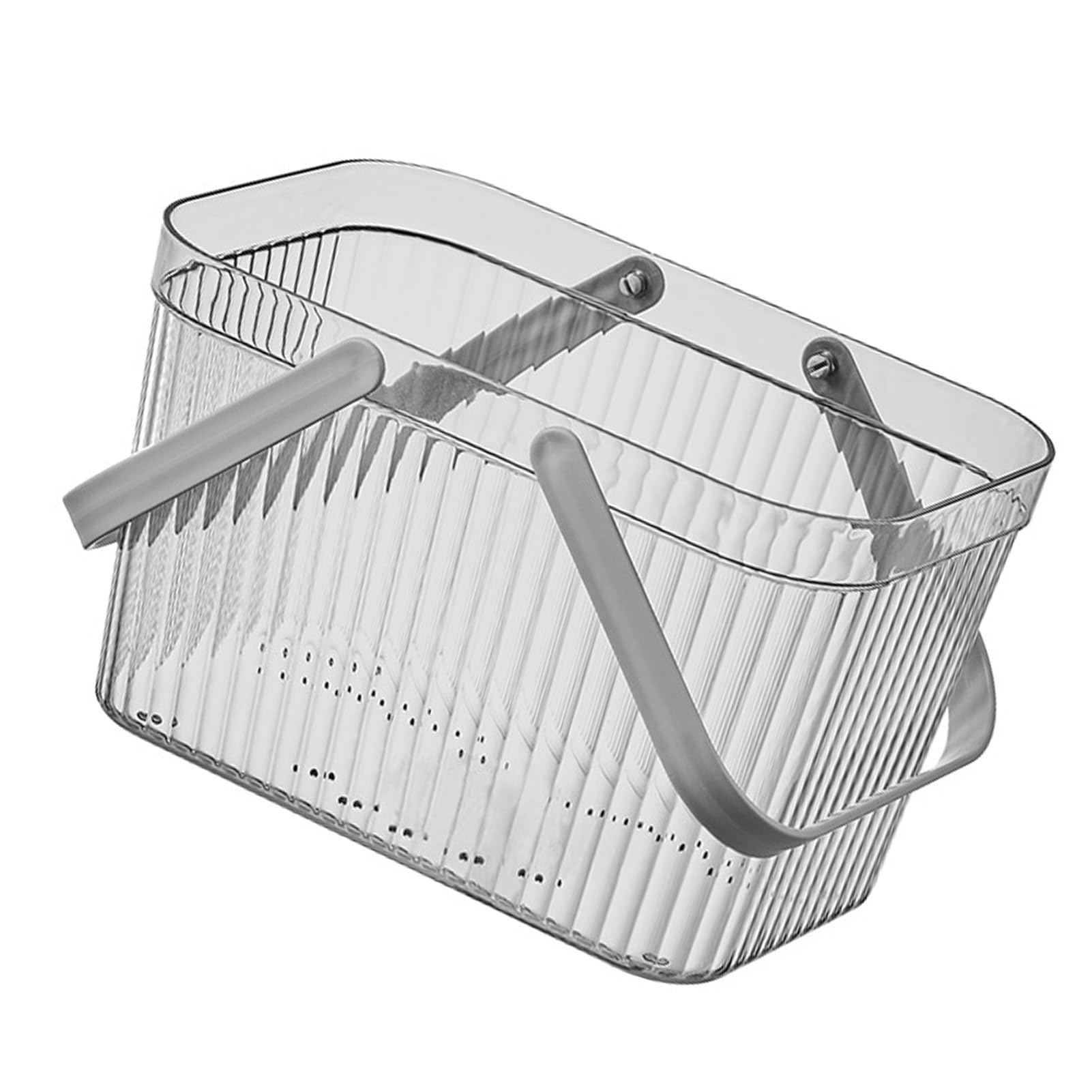 Obetuens Plastic Bath Organizer Basket with Handle Large Capacity Shower Storage Caddy for College Dorm Bathroom Locker Bathtub