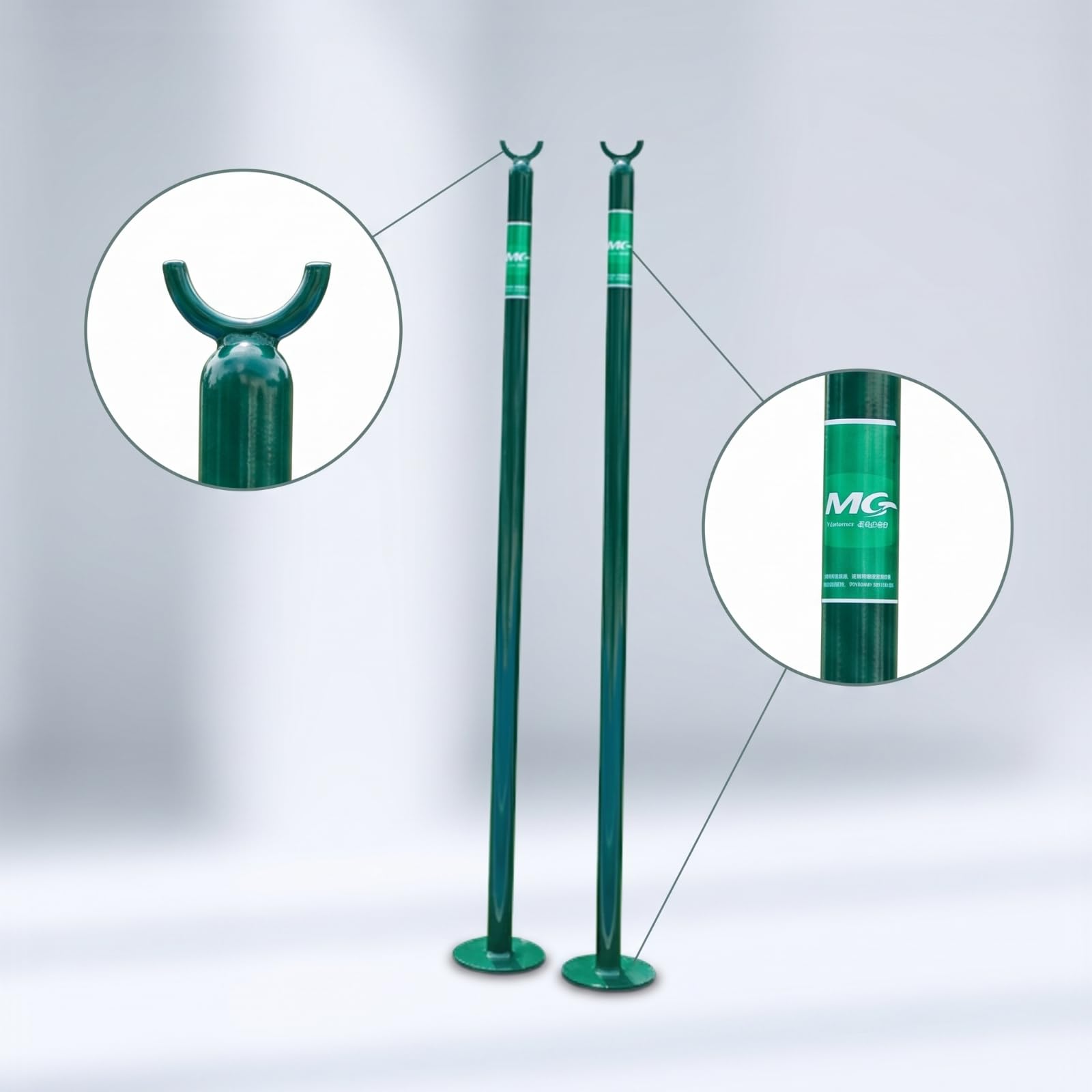 2 Pezzi Tennis con Base Circolare Resistente Alle Intemperie Palo Stabile Attrezzatura per Tennisti