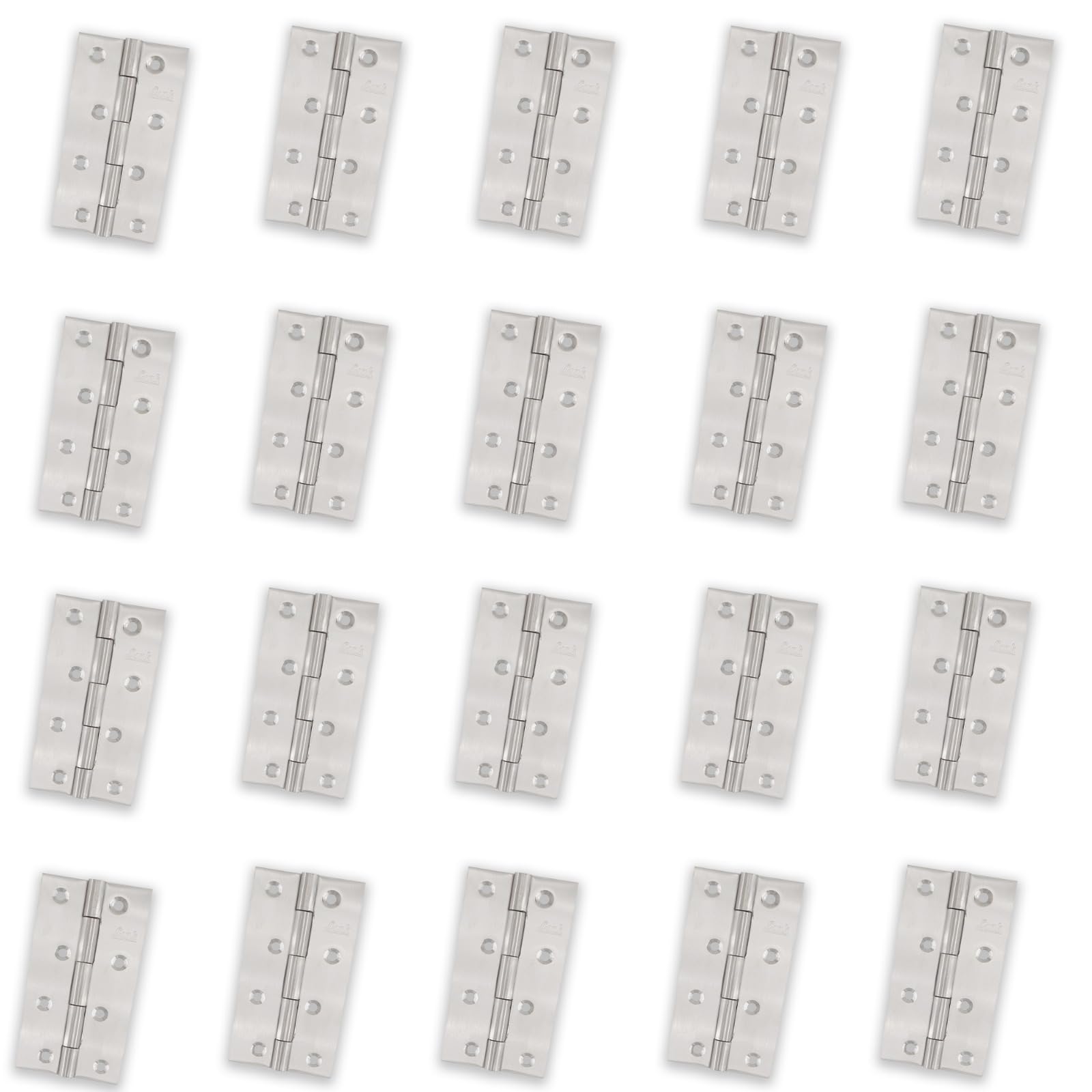 Link Door Butt Hinge 5 inch x 12 Gauge/2.5 mm Thickness, Slow Movement Hinges- Pack of 20-image-24