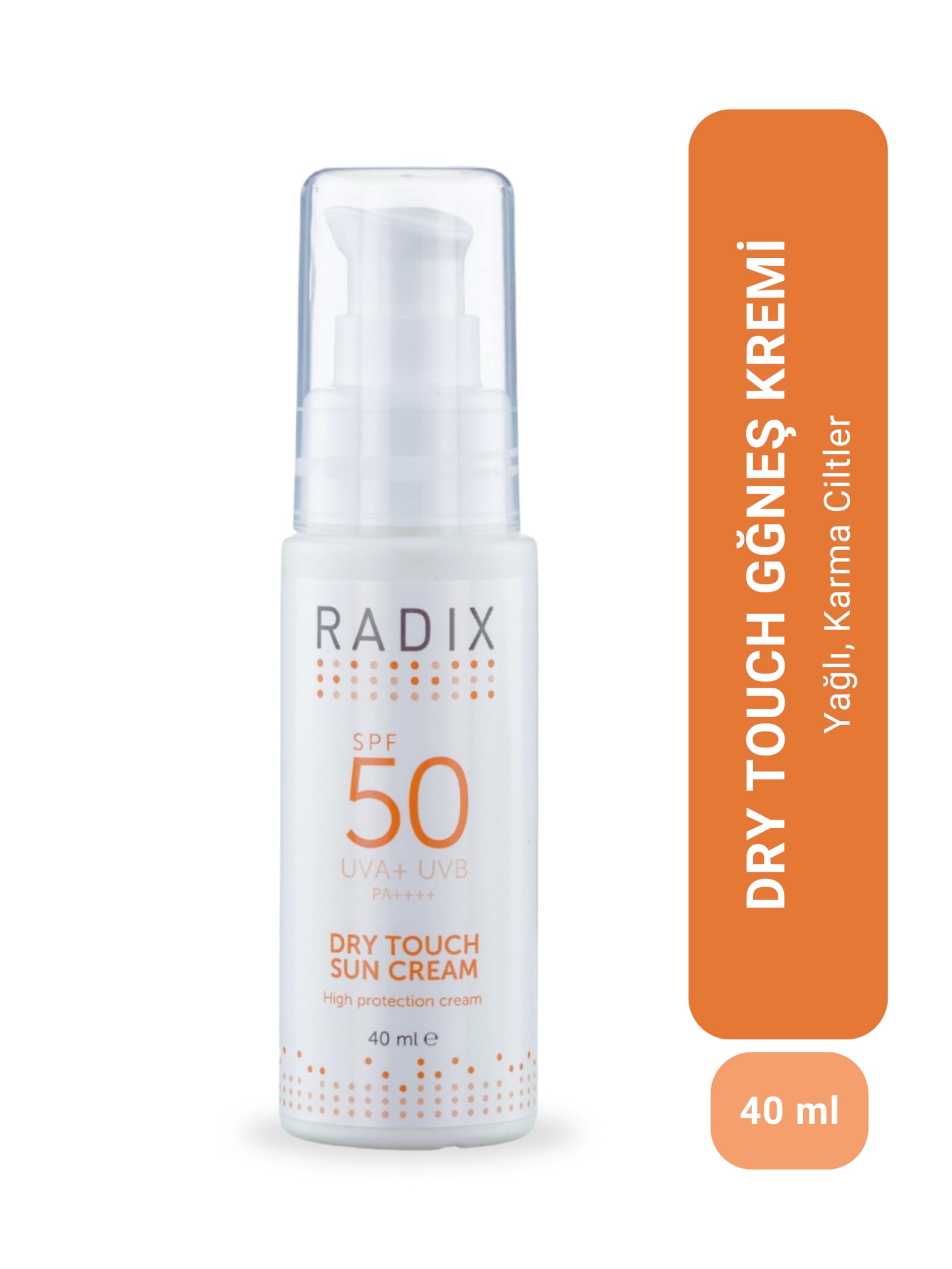 Radix SPF50 Dry Touch Sun Cream 40ml