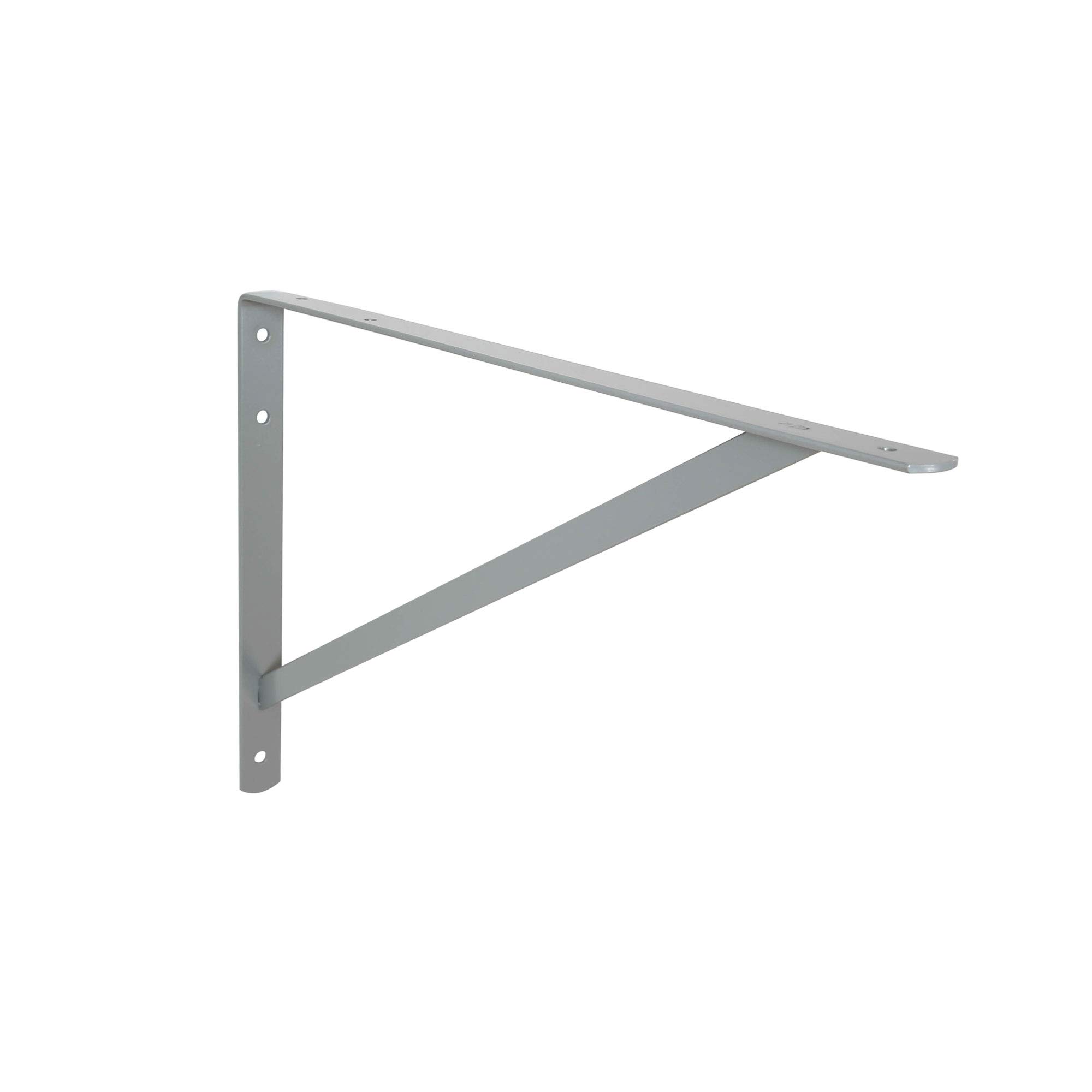 Toolerando Soporte Ángulo para Estantes, Capacidad de Carga 50 Kg por Soporte, 330 x 500 mm, Plateado