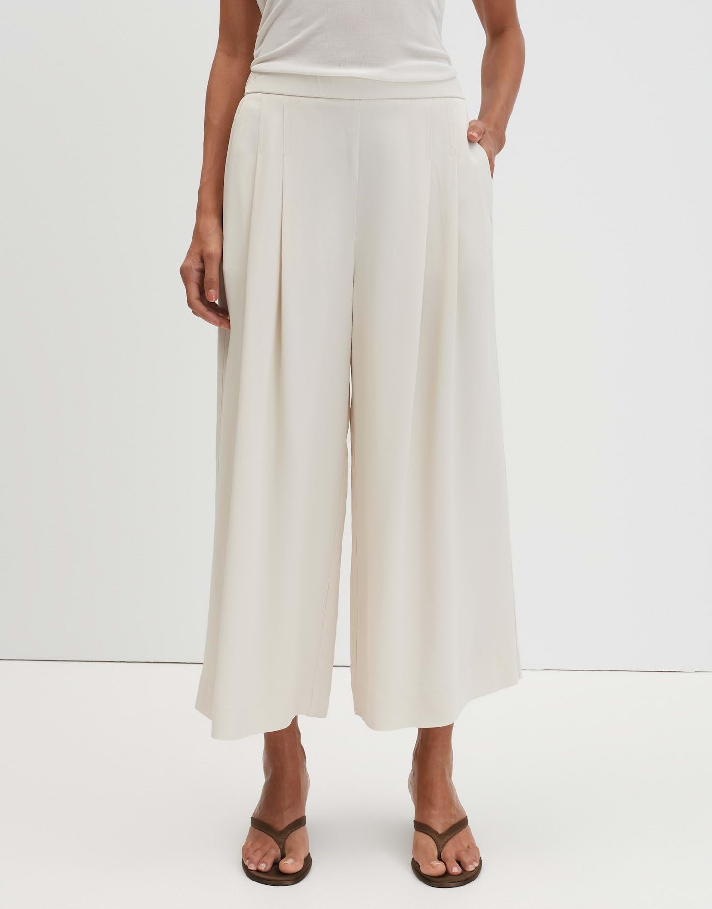 someday Damen Culotte | CULONA leichte Culotte aus fließendem Viskose Crepe