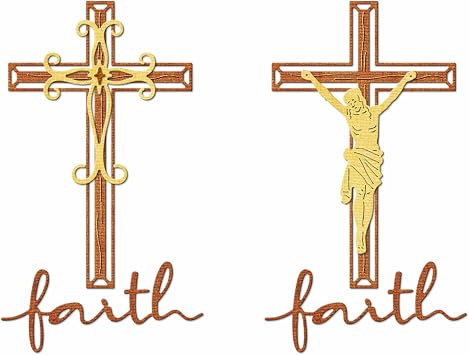 Cross Faith Jesus Metal Cutting Dies for Card Making, Paper Embossing Die Cuts Kit Templates, Storage Pockets Supplies, Photo Frame Album DIY Scrapbooking Stencils Sets, XMZ-346-A