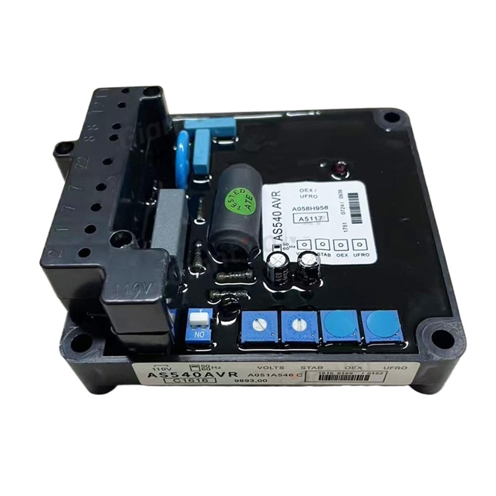 1 Stück AS540 AVR Automatischer Spannungsregler AS 540 Bürstenloser Generator Teile Leistungsstabilisator AS-540 Regler Ersatz