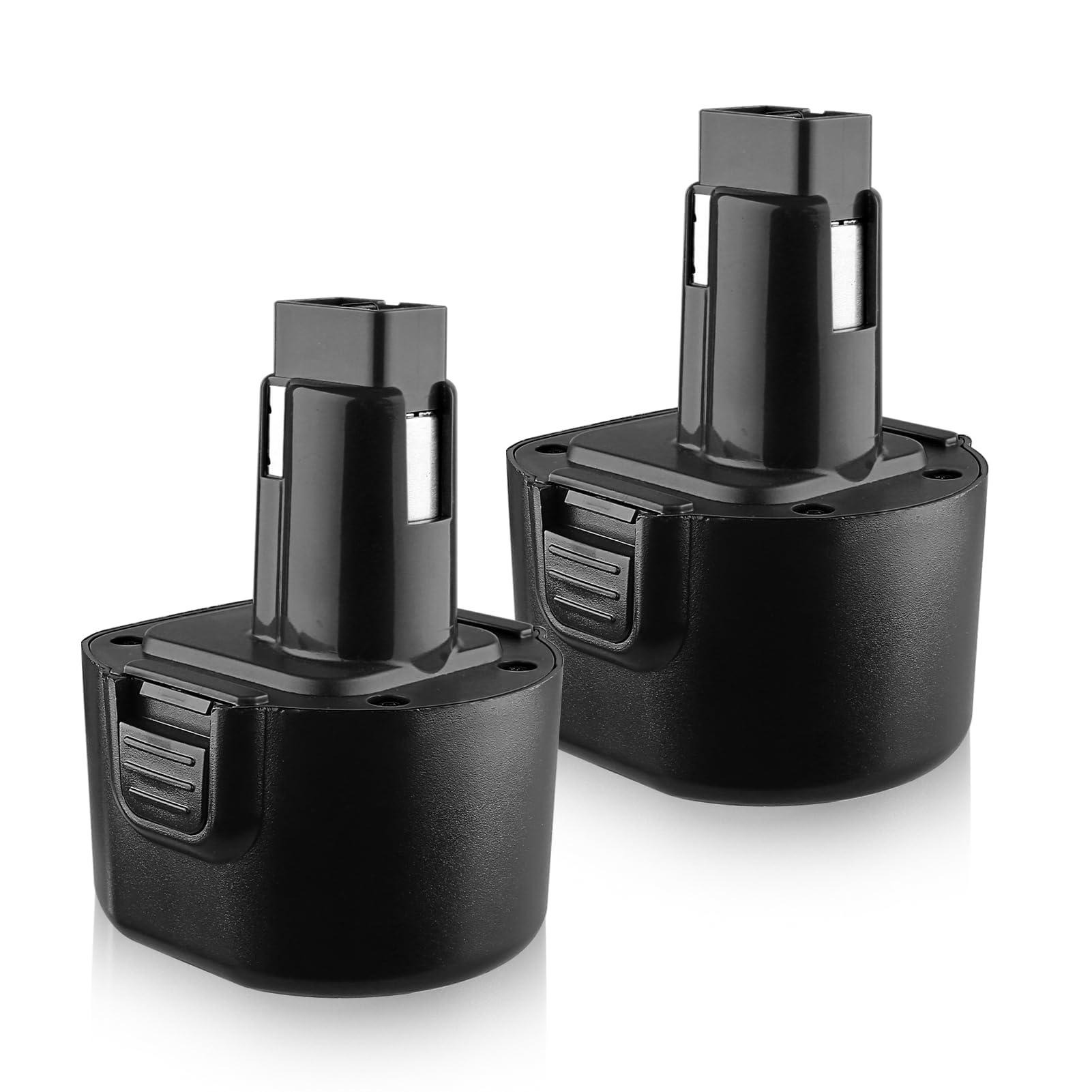 DASNITE 2Pack 4.8Ah Ni-Mh DW9062 Replacement for Dewalt Battery Compatible with Dewalt 9.6V Battery DW9061 DW926 DW955K DW955 DW926K-2 DW926K DW902