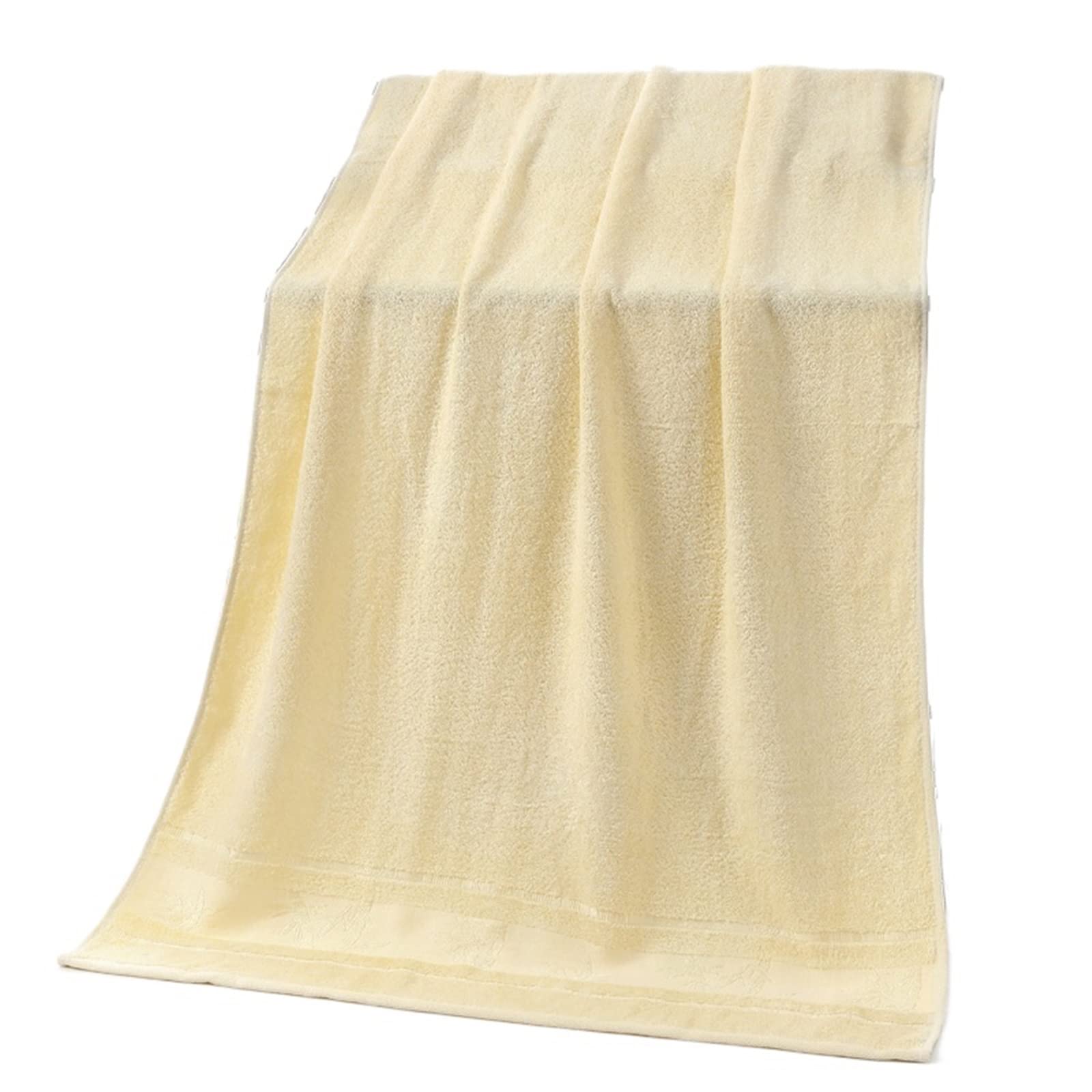 Ręcznik kąpielowy 70x140 cm Ręcznik prysznicowy Szybkoschnący ręcznik Ręcznik kąpielowy Chłonny miękki komfort Szlafrok z mikrofibry Duże ręczniki plażowe (kolor: żółty)