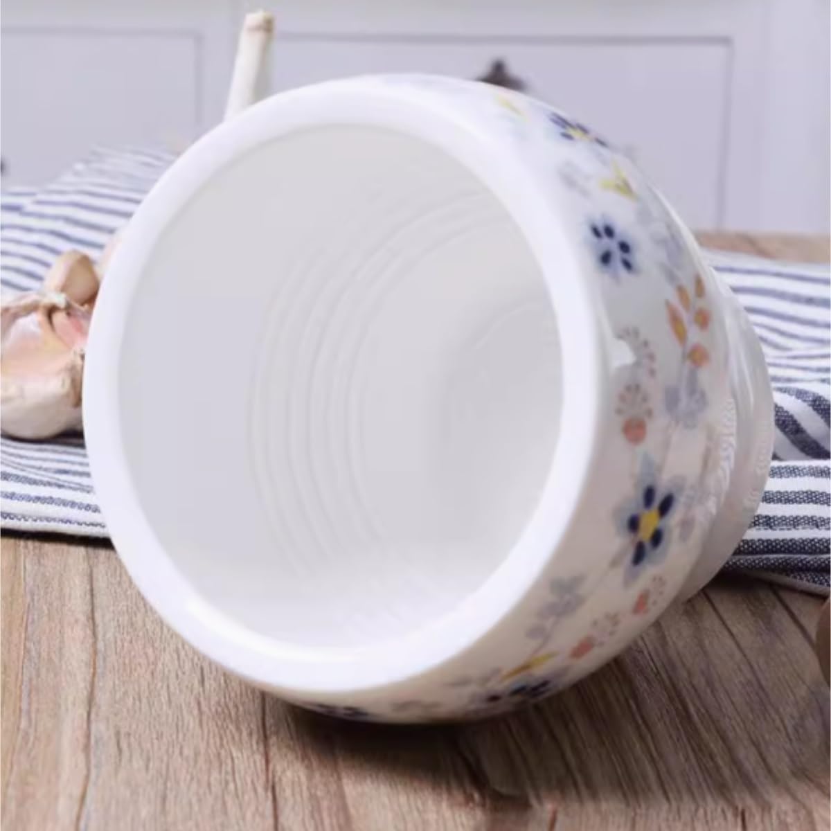 Mörser Stößel Sets Knoblauchpaste Artefakt Haushalt Stein Mörser Keramik Grinder Stampfer Stampfen Stößel Set Kräutermörser