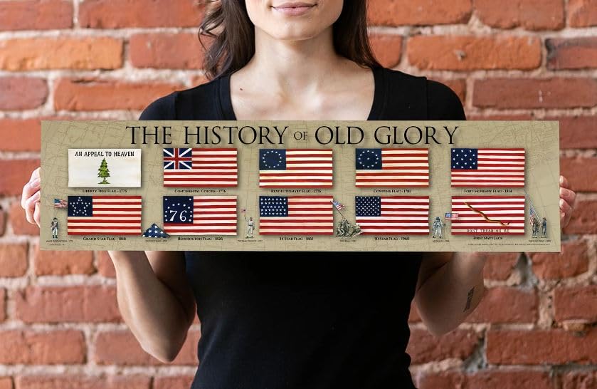 Amazon.co.jp: History of Old Glory フレームなしアートポスター