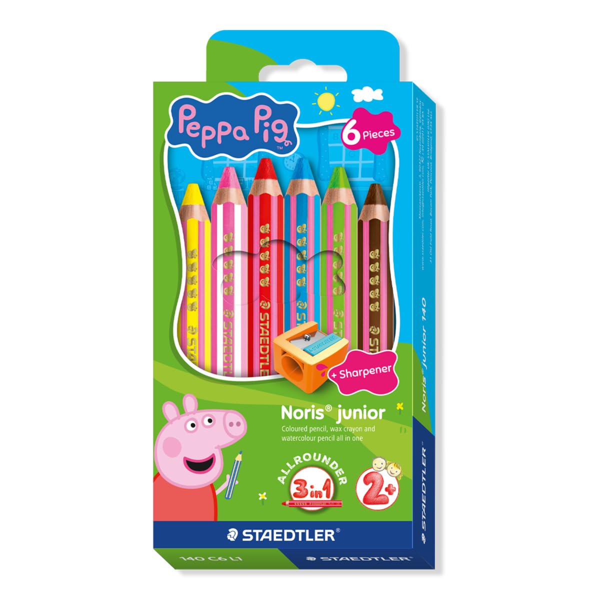 Staedtler Peppa Pig Coloured Pencils Pack Of 6