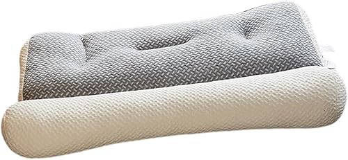 Bothyi Almohada cervical, relajación de cuello y hombrotranspirablesuavealmohada cervical, almohada de cama para dormir, para dormir, color blanco,