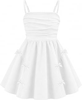 Girls Summer Dress Sleeveless Cami Dresses for Girls 4-12Y