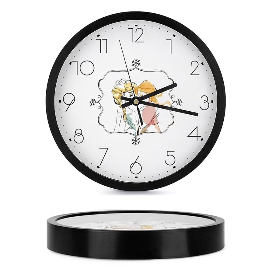 Amazon.co.jp: アナと雪の女王 静音 時計 壁掛け時計 掛け時計