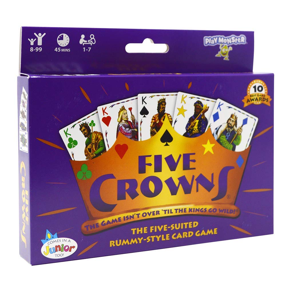 Buy Five Crowns -- The Game Isn't Over Until The Kings Go Wild -- 5 Suited  Rummy-Style Card Game -- Purple Online at desertcartOMAN