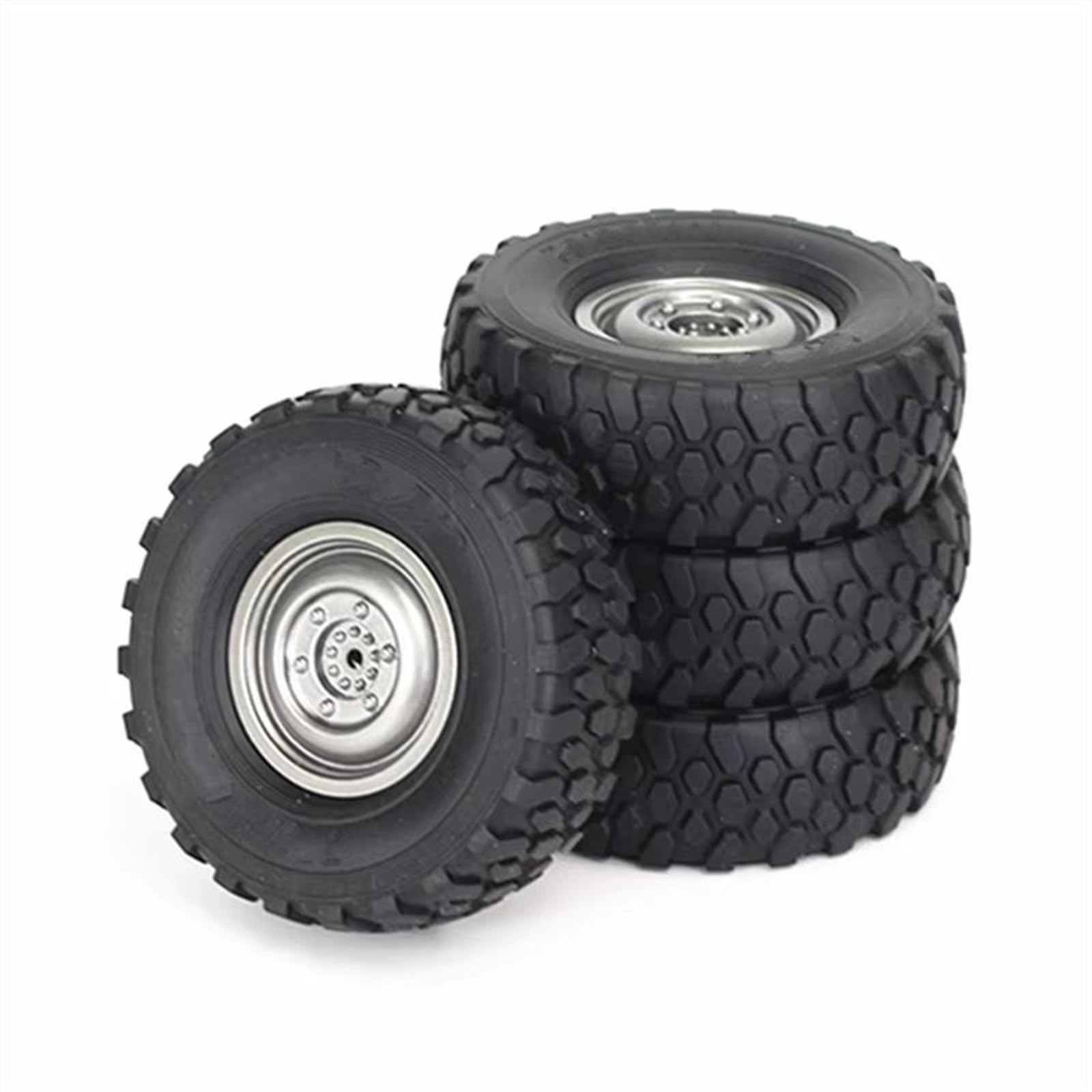 Compatibile Con MN D90 Per MN98 M S Per WPL C14 C24 C34 B14 B24 Per LDRC P06 RC Car Upgrade Parts Accessori 4 Pezzi 72mm Ruota Pneumatici Morbidi Parti