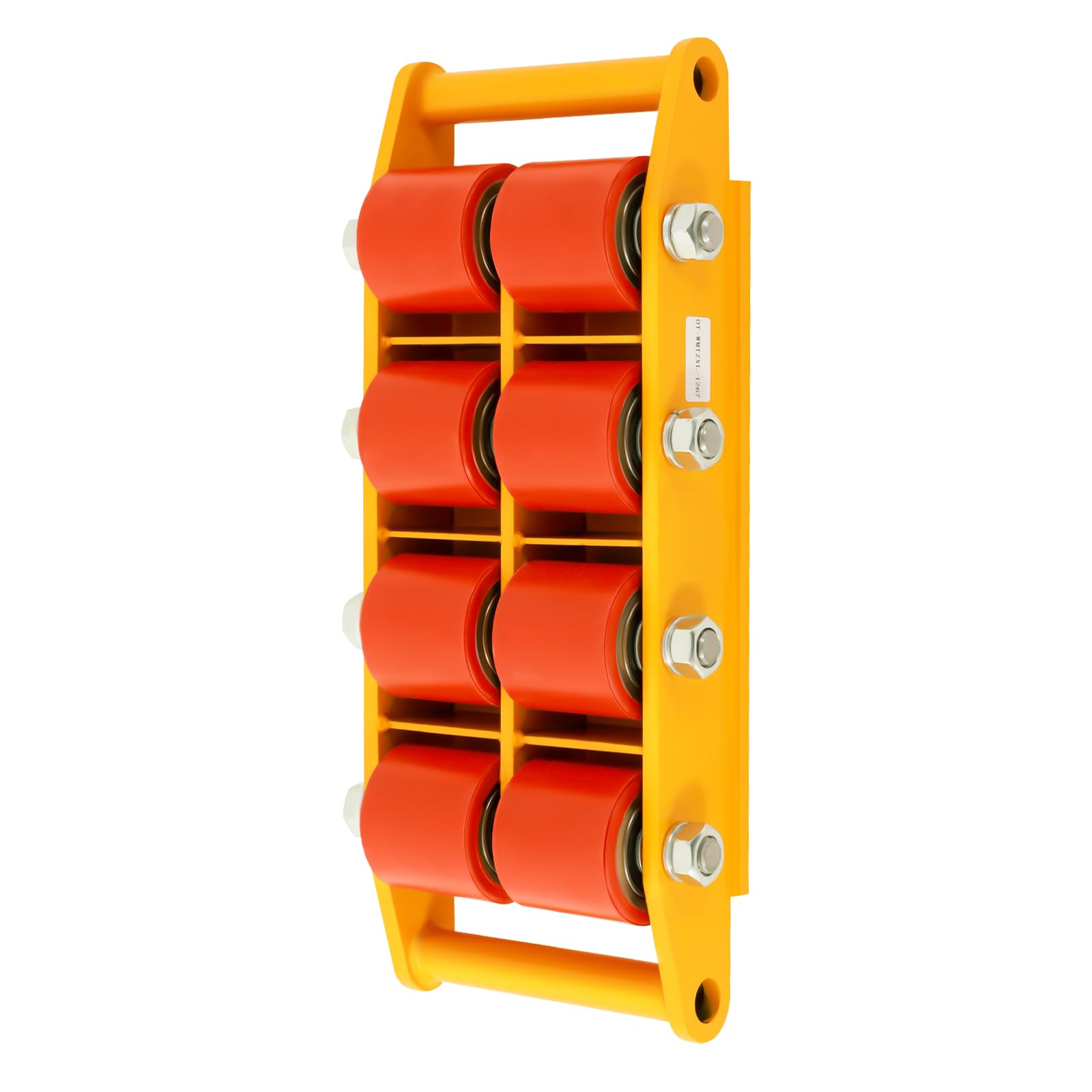 Machinery Mover, 12T Machinery Skate Dolly, con tapa de rotación de 360°, patines para equipos de transporte industriales, transporte de maquinaria pesada y electrodomésticos