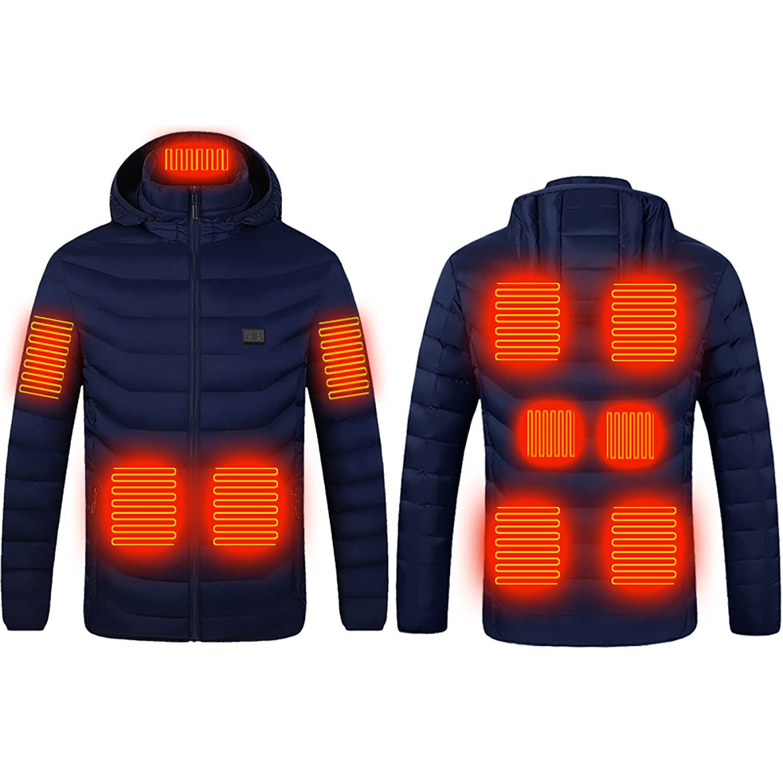 Veste Thermique 3 Températures Veste Chauffante USB - Restez Au Chaud En Hiver ! 9 Zones Chauffantes