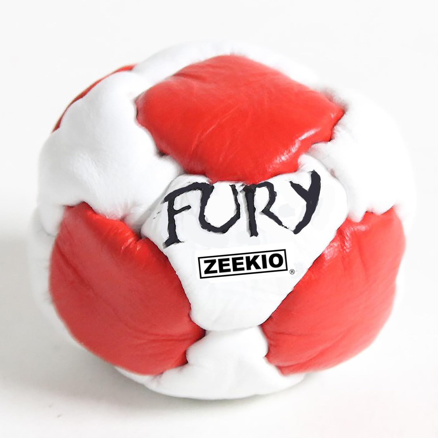 Zeekio The Fury Footbag - Genuine Hand Stitched Leather with Sand