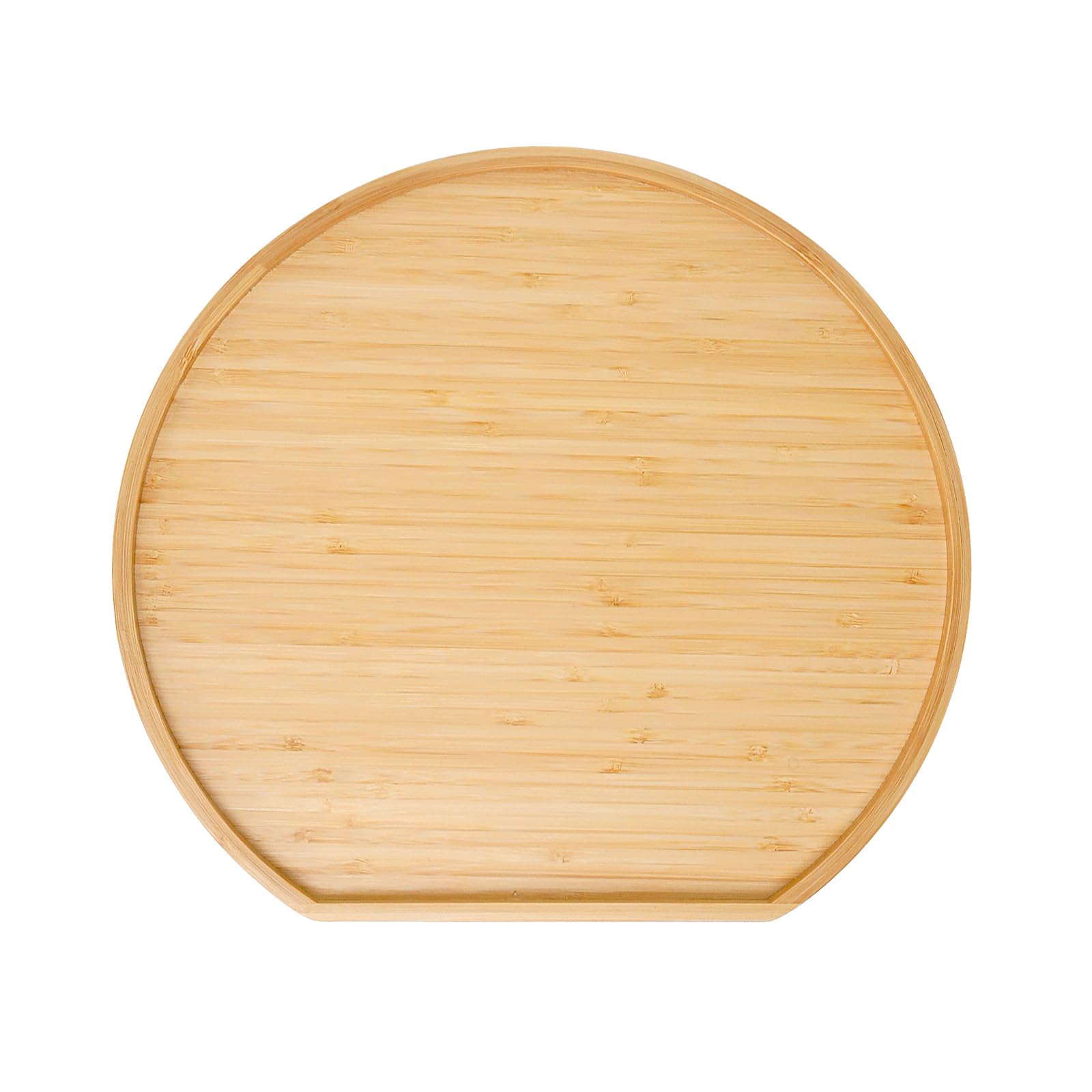 Bamboo Half-Moon Serving Tray