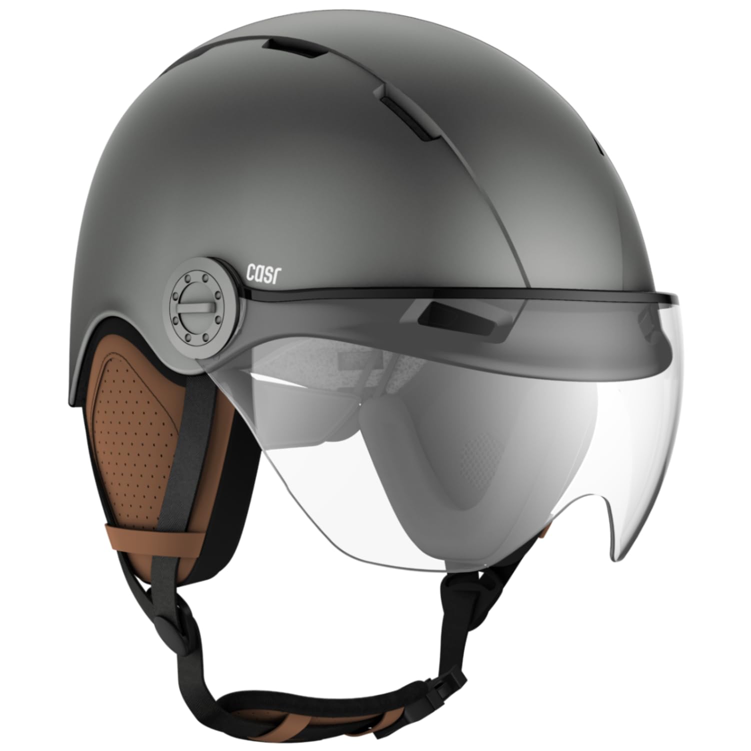 CASR Casque Style de Protection Taille Adulte Unisexe, Gris Anthracite, M