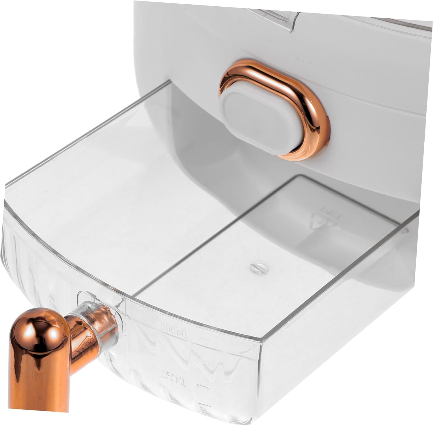 ABOOFAN Rotatable Grain Dispenser Rice Container with Measuring Cup Capacity Easy Clean Shaped Funnel for Convenient Grain Storage for Home Kitchen